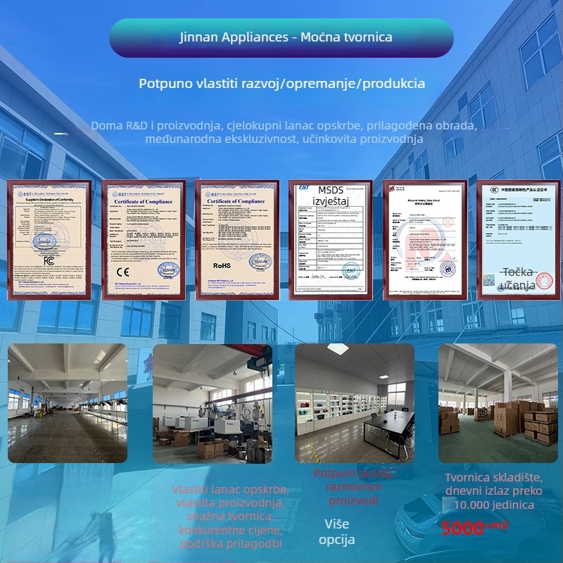 Prijenosni dvocilindrični kompresor za automobile, 12V, 180W, 45 L/min, Digitalni zaslon