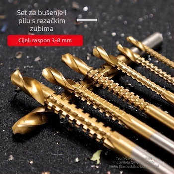 Enjoy zubasto žljebasto bušilica za električnu bušilicu – višenamjenski alat za kanale i bušenje drveta