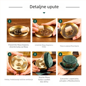 Wanling baršunasta pokrivač za moksibuciju za vrat, ramena, struk i trbuh – model jedinstven/dvostruki/trostruki/četverostruki, zdravstvena masaža korištenje, privatna etiketa dostupna