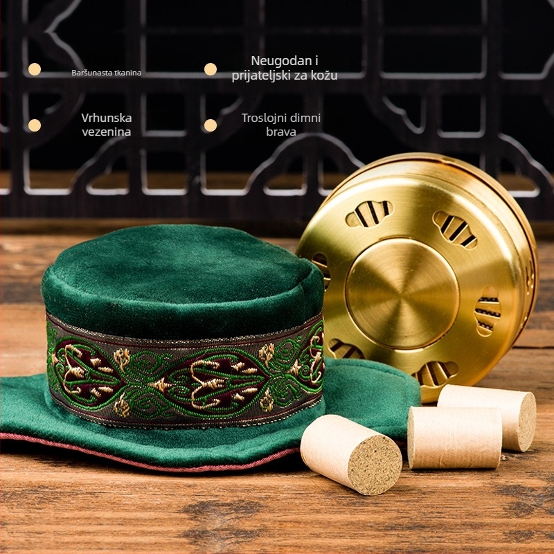 Wanling baršunasta pokrivač za moksibuciju za vrat, ramena, struk i trbuh – model jedinstven/dvostruki/trostruki/četverostruki, zdravstvena masaža korištenje, privatna etiketa dostupna