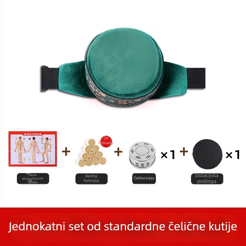 Wanling baršunasta pokrivač za moksibuciju za vrat, ramena, struk i trbuh – model jedinstven/dvostruki/trostruki/četverostruki, zdravstvena masaža korištenje, privatna etiketa dostupna