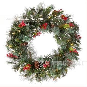 Beiqi plastični božićni venac privjesak za vrata i prozore