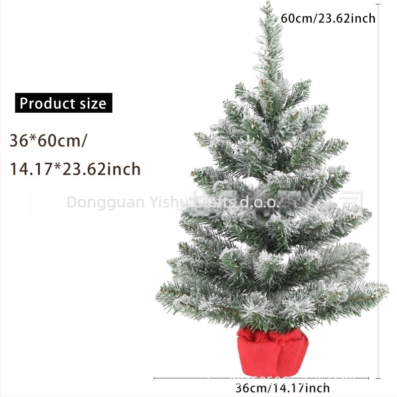 PVC stolno božićno drvce, model 21M20PC53F, dekoracija za Božić