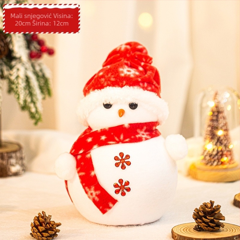 Božićni ukras – mini slatki sika jelen za vitrinu, Materijal: Drugo; IP: Ne; Primjenjivo za Božić