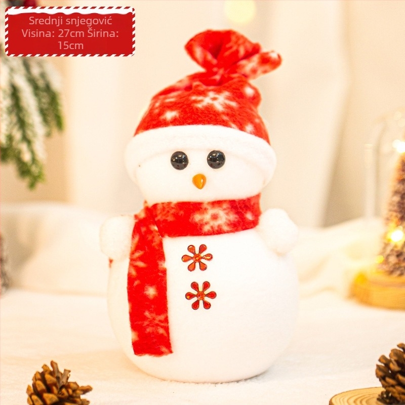 Božićni ukras – mini slatki sika jelen za vitrinu, Materijal: Drugo; IP: Ne; Primjenjivo za Božić