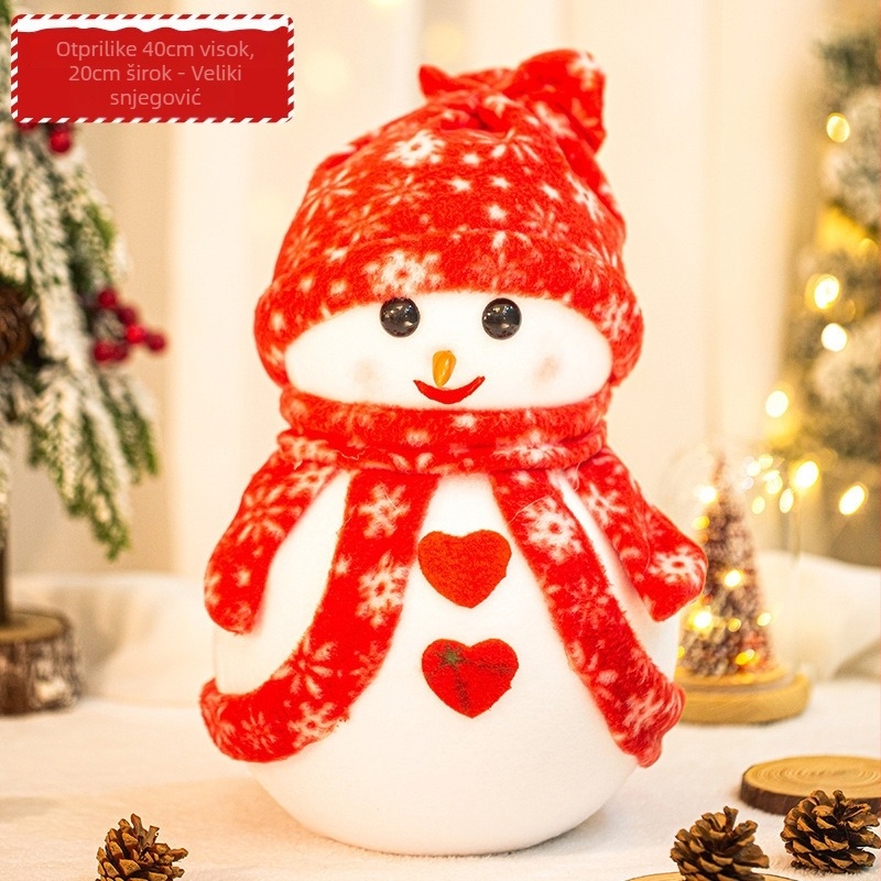 Božićni ukras – mini slatki sika jelen za vitrinu, Materijal: Drugo; IP: Ne; Primjenjivo za Božić