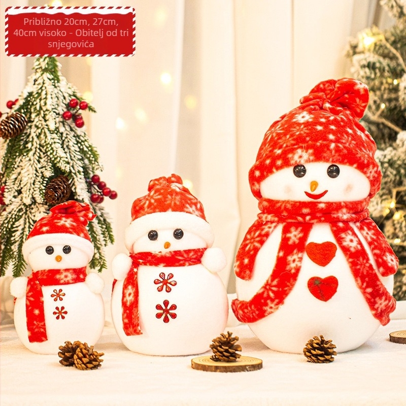 Božićni ukras – mini slatki sika jelen za vitrinu, Materijal: Drugo; IP: Ne; Primjenjivo za Božić