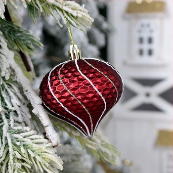 Božićna dekorativna plastična kugla s elektroplatiniranim završnim premazom, suvremeni umjetnički stil, marka Zunhong, polu ručna i polu mehanička proizvodnja