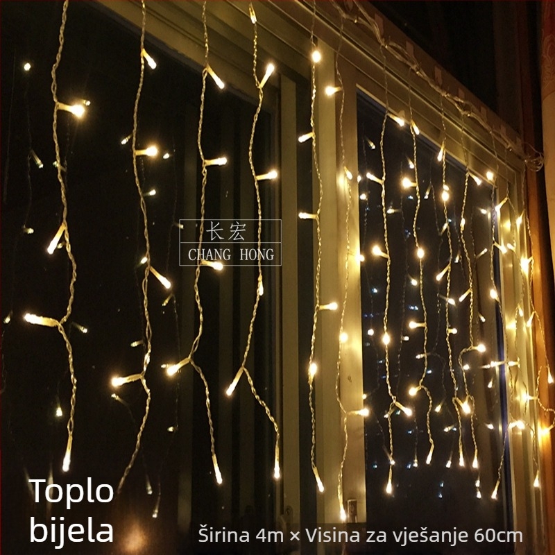 LED zvjezdano svjetlo za zavjesu s vodopadom – vjenčana dekoracija, 110V, CE certifikat, oblik: totem