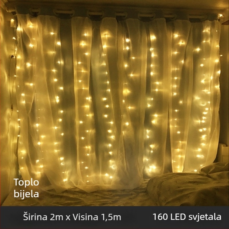 LED zvjezdano svjetlo za zavjesu s vodopadom – vjenčana dekoracija, 110V, CE certifikat, oblik: totem