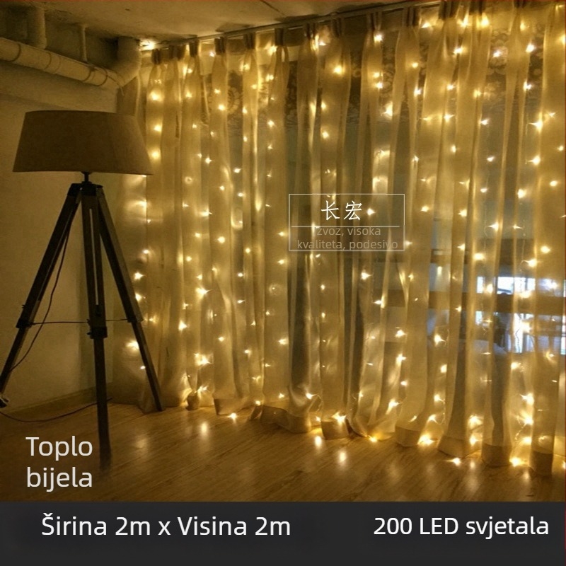 LED zvjezdano svjetlo za zavjesu s vodopadom – vjenčana dekoracija, 110V, CE certifikat, oblik: totem