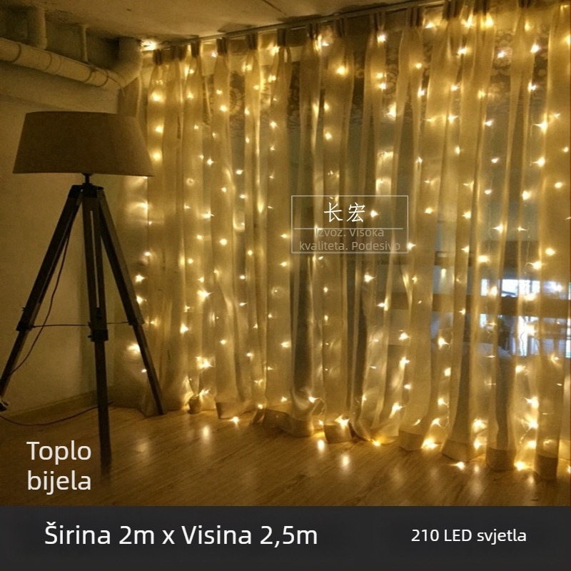 LED zvjezdano svjetlo za zavjesu s vodopadom – vjenčana dekoracija, 110V, CE certifikat, oblik: totem