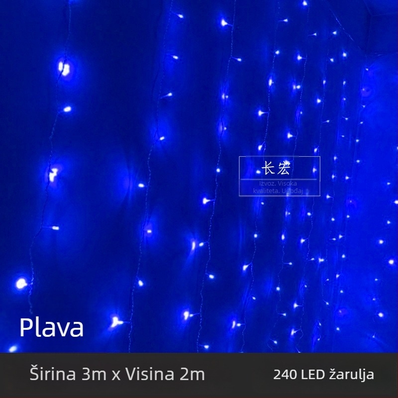 LED zvjezdano svjetlo za zavjesu s vodopadom – vjenčana dekoracija, 110V, CE certifikat, oblik: totem