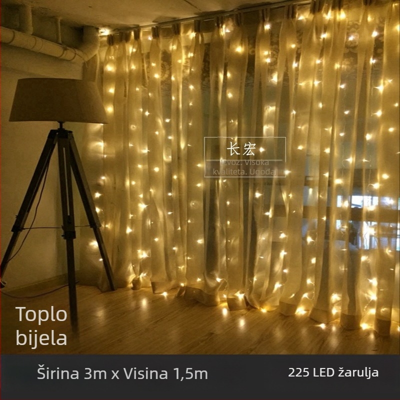 LED zvjezdano svjetlo za zavjesu s vodopadom – vjenčana dekoracija, 110V, CE certifikat, oblik: totem