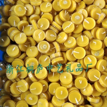 TABO Svijeća od pčelinjeg voska, ručno izrađena, cilindričnog oblika