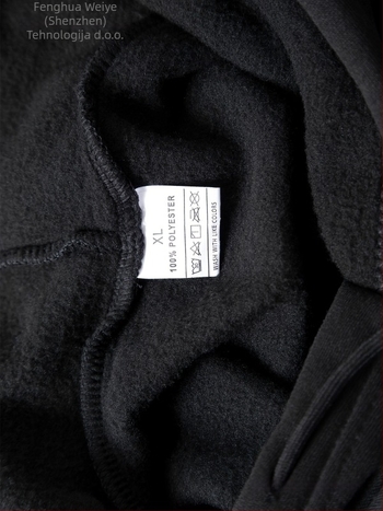 Muški fleece hoodie 3-djelni set — jednobojan casual, udobna kroj, dugi rukavi, okrugli vrat, srednja debljina, poliester