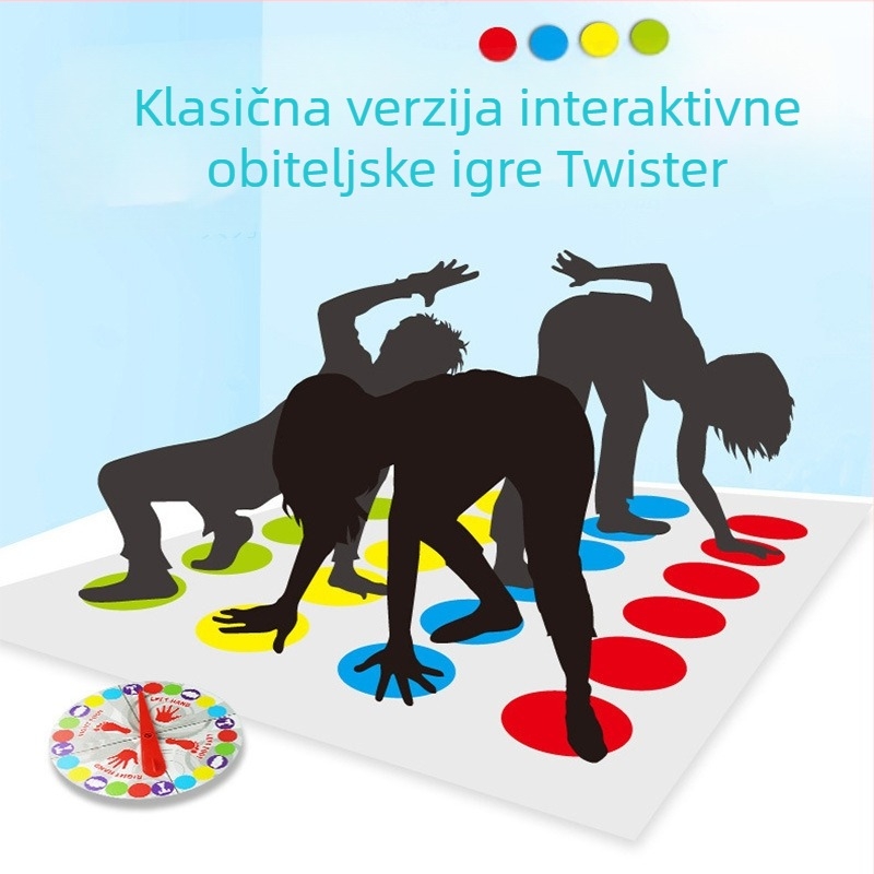 Interaktivna plesna podloga za zabavu na zabavama, za više osoba, PE materijal, uzrast 4–35