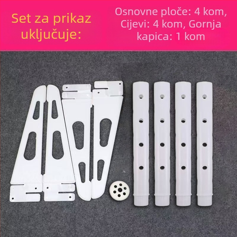 Stalak za prikaz balonovog drveta - prenosni demontažni set za otvaranje trgovačkog centra, plastična konstrukcija, marka: Drugo, ispis loga: Ne