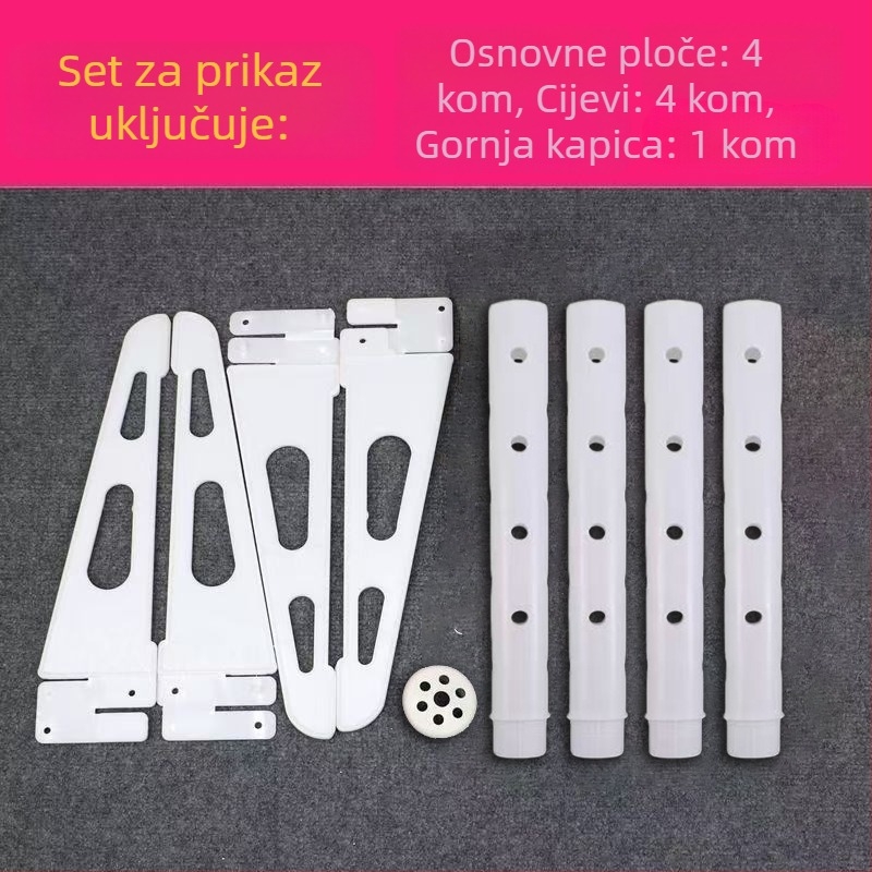 Stalak za prikaz balonovog drveta - prenosni demontažni set za otvaranje trgovačkog centra, plastična konstrukcija, marka: Drugo, ispis loga: Ne
