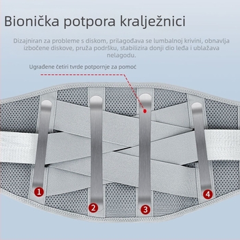 Pojas za zaštitu struka od poliester vlakana, za odrasle, za opće sportove, paket od 100 komada