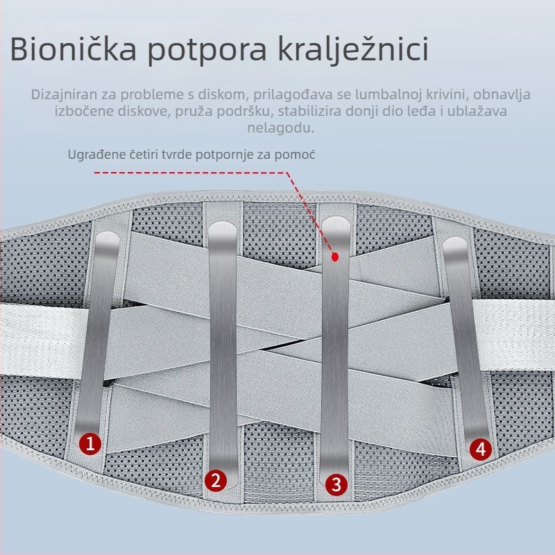 Pojas za zaštitu struka od poliester vlakana, za odrasle, za opće sportove, paket od 100 komada