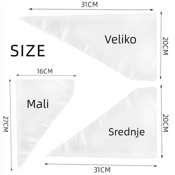 Xinda jednokratna vrećica za ukrašavanje krema, ekološki PO materijal