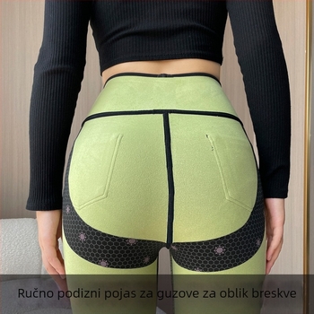 Najlon–spandeks hlače s flared krojem, debela tkanina, visoka elastičnost, uski kroj, gradski stil