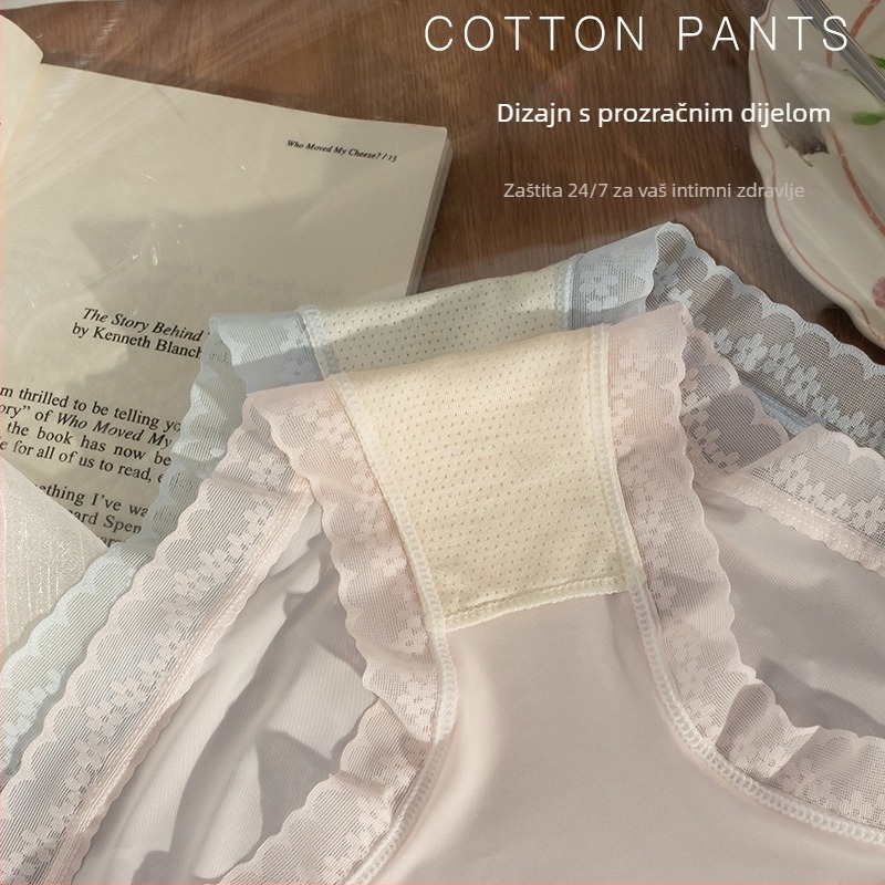 Žensko donje rublje od najlona, prozračne pletene, srednja visina struka, podstava od viskoze, 90–95% najlona, 61–70d