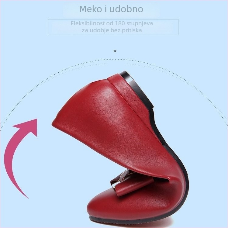 Ženske ravne casual tenisice od sintetičke kože, Slip-On, potplat PVC, ulošak PU