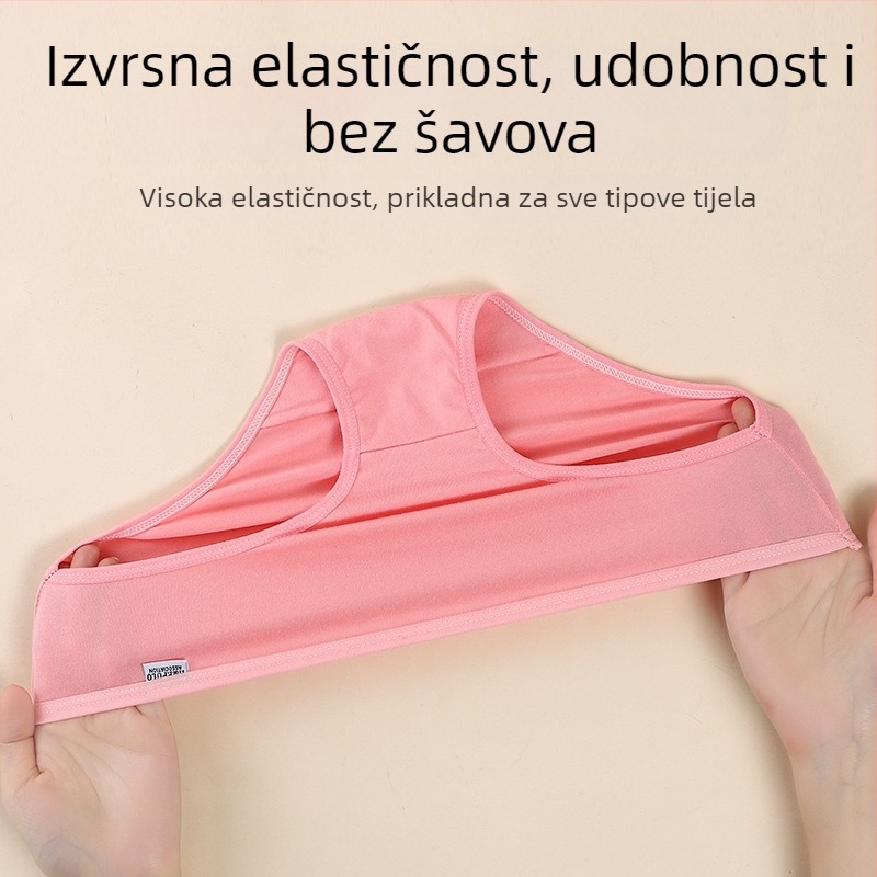 Ženske gaćice s srednjim strukom od Milk Silk, jednobojne, glavni materijal 90-95% poliester, podstava prepona 100% poliester