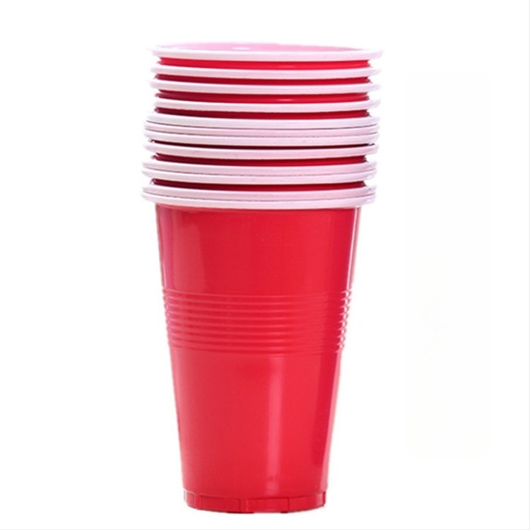 Jednokratna PP plastična okrugla čašica, zapremina 401–500 ml, tisak logotipa dostupan, prilagodba, pogodno za mikrovalnu pećnicu