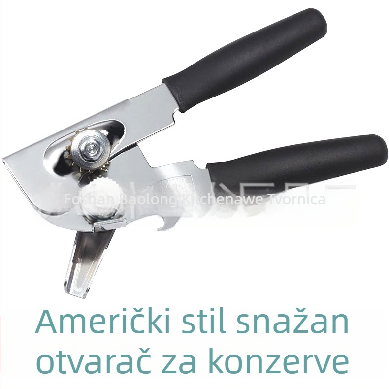 Otvarač za konzerve – cinkova legura – industrijska snaga – višefunkcionalni – Baolong Kitchenware
