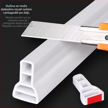 Fleksibilna kupaonska vodena barijerna traka sa samoljepljivim slojem za suho-mokro odvajanje, marka Puming