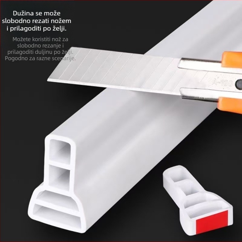 Fleksibilna kupaonska vodena barijerna traka sa samoljepljivim slojem za suho-mokro odvajanje, marka Puming