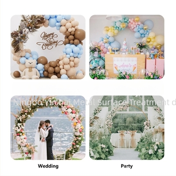 Željezni kružni luk-stalak za svadbenu pozadinu, svadbena dekoracija luka