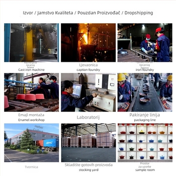 Prilagođeni lijevani lonac hollandac za kampiranje – izolacija, 3.1–4 L, težina 8.5 kg, lijevani poklopac