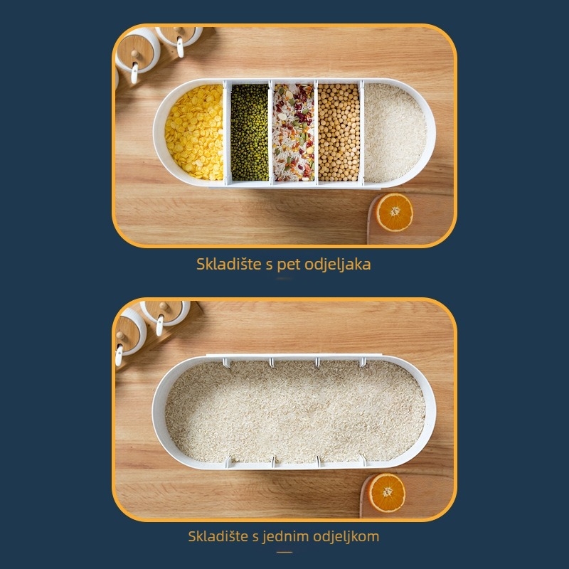 Yuyang kutija za skladištenje riže, otporna na vlagu i štetnike, PP plast, mogućnost otiska logotipa