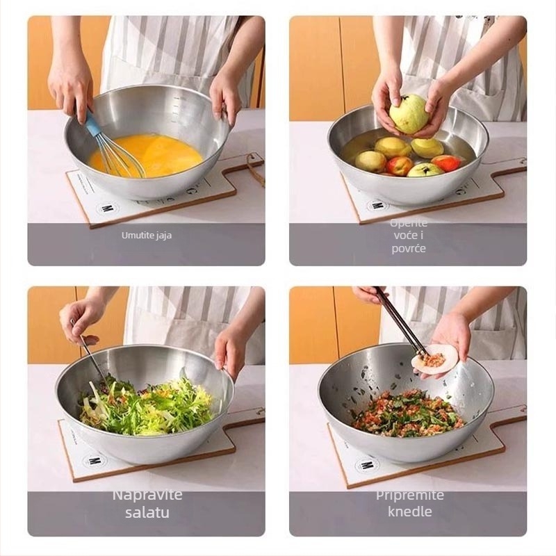 Nehrđajuće čelične zdjele u korejskom stilu — Brand: Zhen Mingtang; Materijal: Metal; Stil: Korejski; Datum izlaska na tržište: proljeće 2021