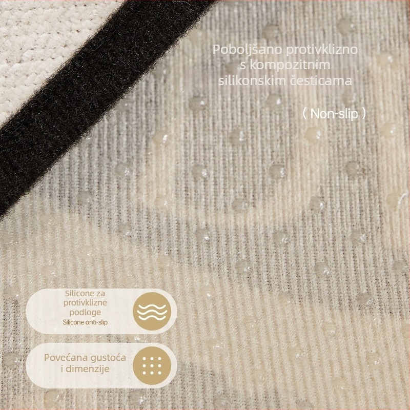 Jastuk za kauč od chenille, prugasti uzorak, za trosjed, moderan minimalistički stil, prilagodljiv