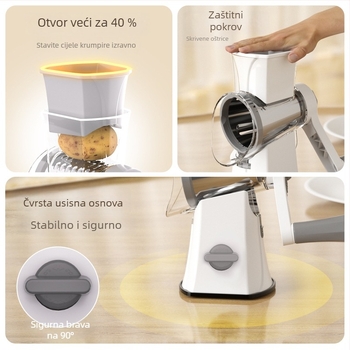 Višestrani kuhinjski rezač za povrće — ABS + oštrica od nehrđajućeg čelika; nepravilnog stila; marka Independence