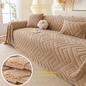 Navlaka za kauč | Pamuk flanel materijal | Luqing Home Textiles | Univerzalna veličina | Minimalistički stil