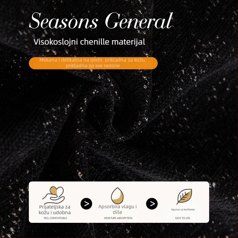 Jastuk za kauč Chenille, za trosjed, moderan svijetli luksuz stil, dizajn: tkanina navlaka za jastuk, kategorija: navlaka za prašinu/navlaka za kauč