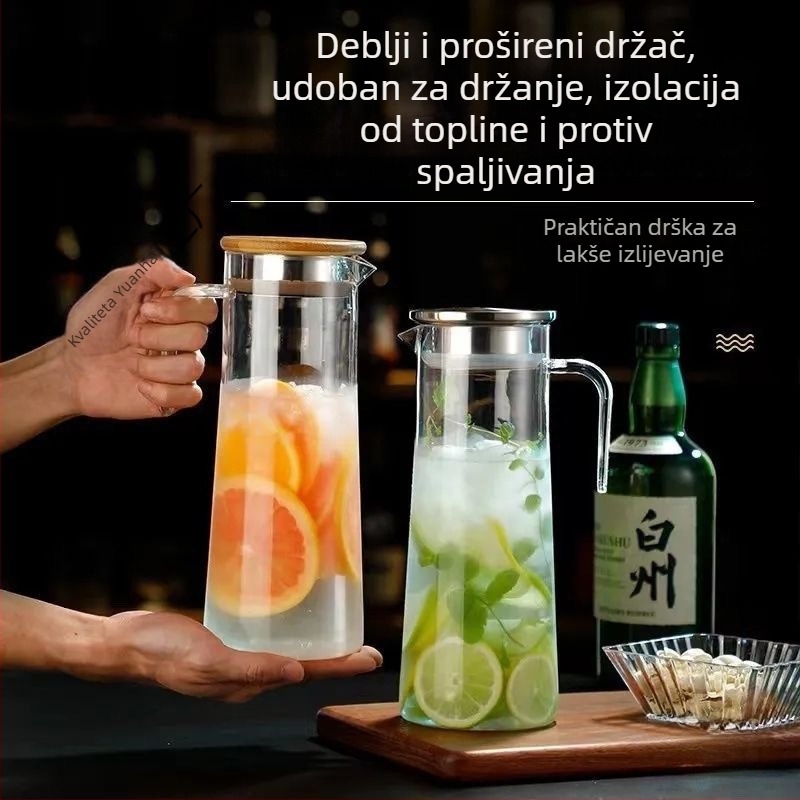 Komerični džbán za napitke, sok i hladnu vodu, PC plast, otpornost na visoke temperature, otpornost na padanje, za bar i restoran