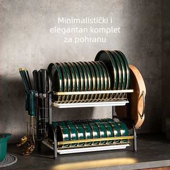 Stalak za suđe – karbonsko čelika, moderan stil, marka Shiboya (Brand: Shiboya, Materijal: Karbonsko čelika, Stil: Moderan, Vrijeme izlaska na tržište: 2021)