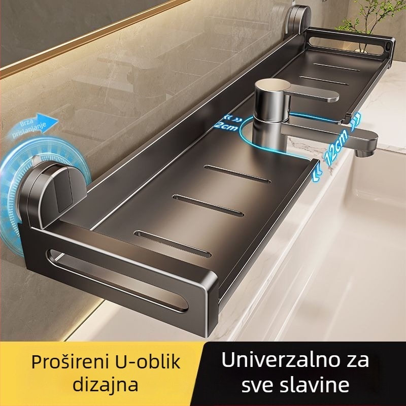 Zidni držač za sponge i krpe za kuhinju sa usisnim čašicama, nordijski stil, Qiyun CD1001791077, EU CE certifikat