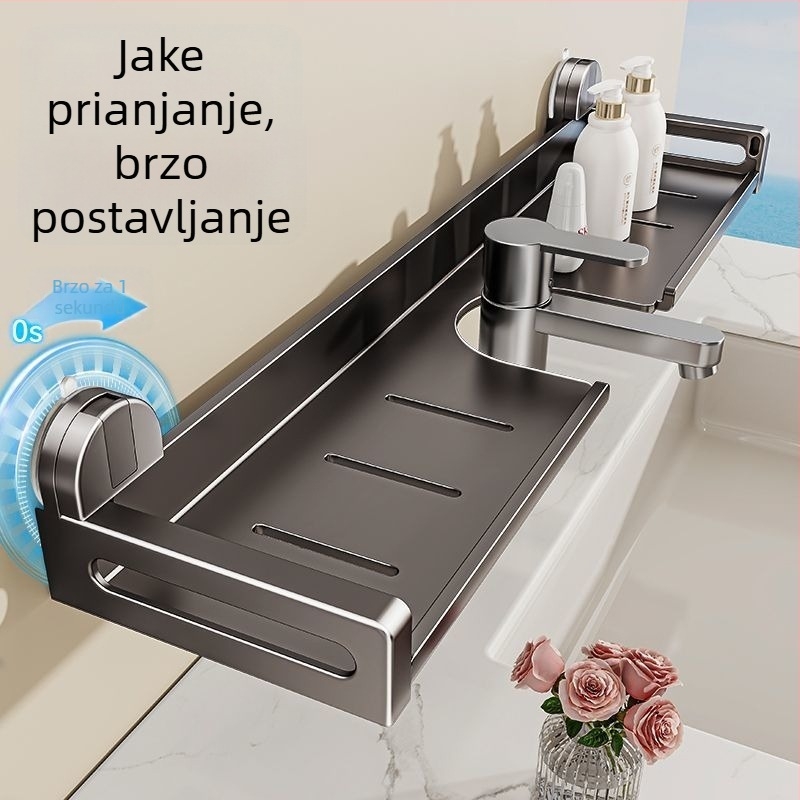 Zidni držač za sponge i krpe za kuhinju sa usisnim čašicama, nordijski stil, Qiyun CD1001791077, EU CE certifikat