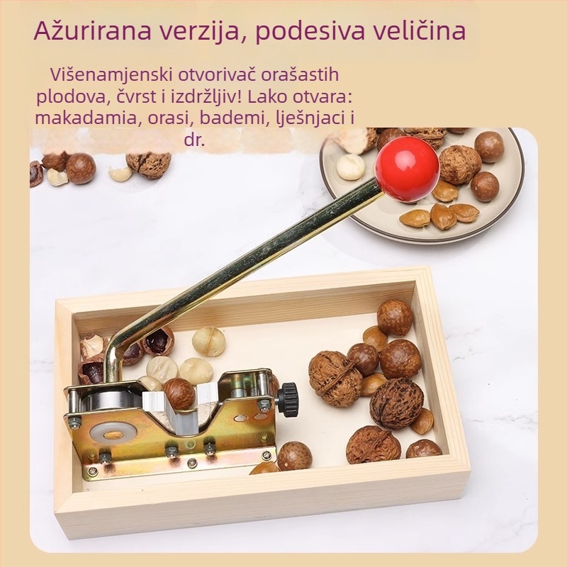 Klip za otvaranje ljuske orašastih plodova za orahe i makadamiju, aluminij, marka Yidai Liufang, Yiwu, proljeće 2017