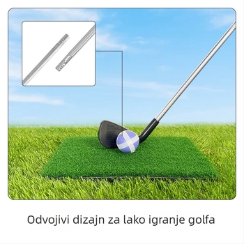 PGK golf palica za djecu — mini odvojiva metalna palica, jednostavan za montažu, idealna za obiteljske igre golfa na otvorenom