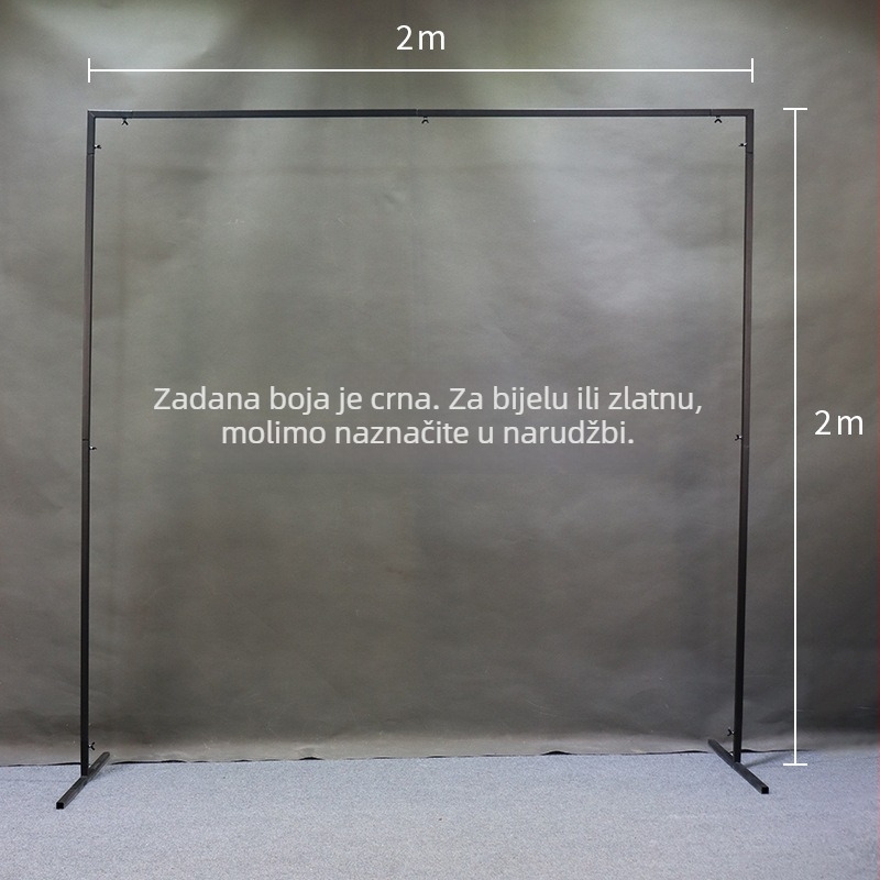 Svadbeni arkadni pozadinski okvir za travnjak, željezni okvir, kartonsko pakiranje, za vjenčanja