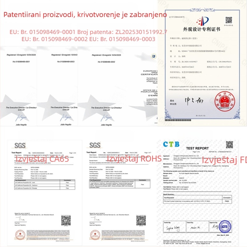Silikonski magnetski zatvarač za fritezu — Zhongchuang, Dongguan